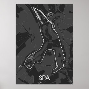 Poster Circuito de Spa