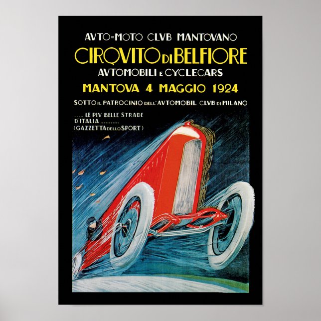 Poster Circuito di Beliore (Frente)