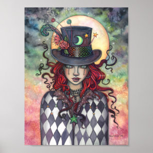 Poster Circuito Misterioso Garota Chapéu Louco Molly Harr