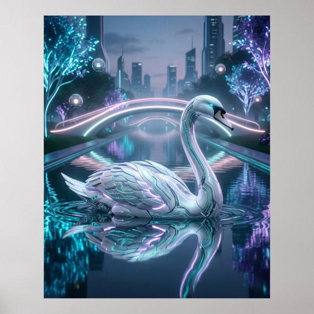 Poster Circuito Swan Mirror Canal (Frente)