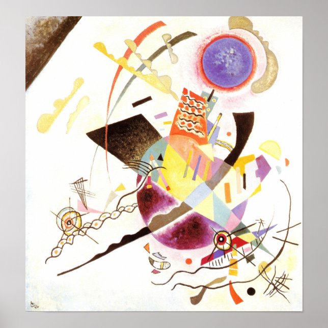 Pôster Círculo Azul (Frente)