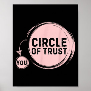 Poster Círculo de Confiança do Sarcasmo Engraçado