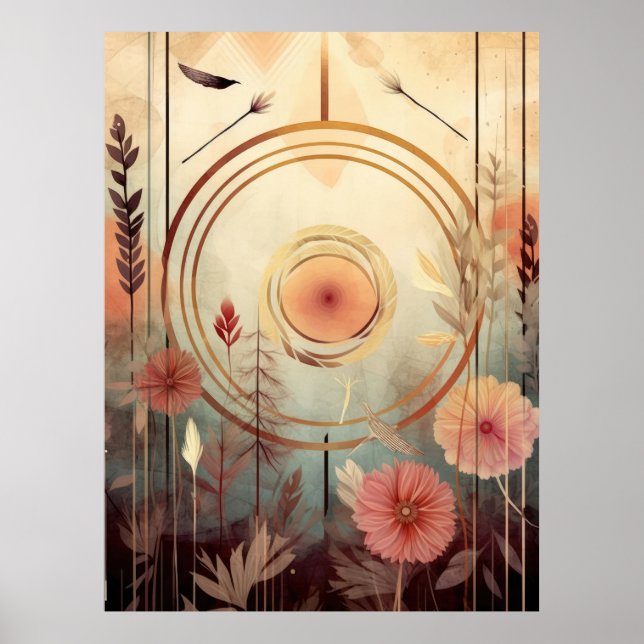 Poster Círculo de Vida do ouro (Frente)