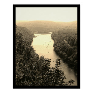 Pôster Círculo do rio