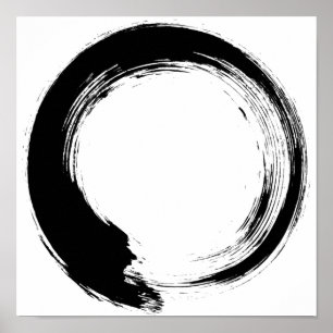 Poster Círculo Enso Zen
