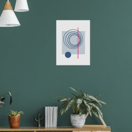 Poster Círculo Flutuante 5 Abstrato Art