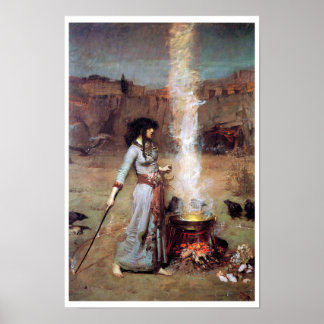 Poster Círculo Mágico, John William Waterhouse