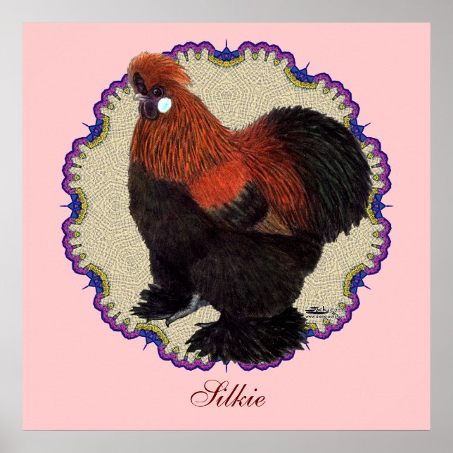 Poster Círculo Silkie (Frente)