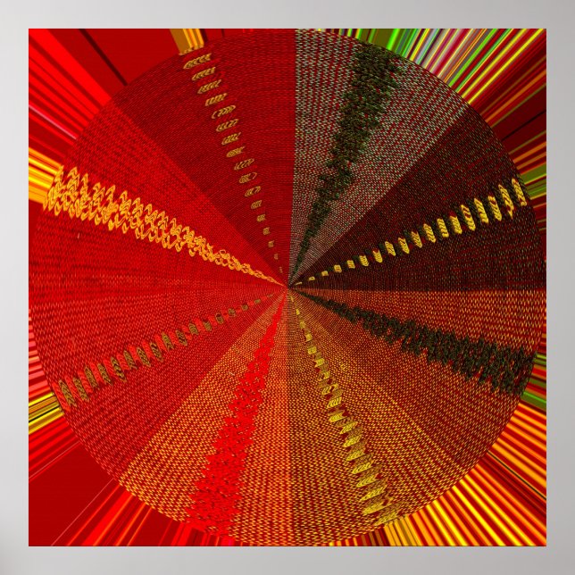 Poster Círculo Tecido (Frente)