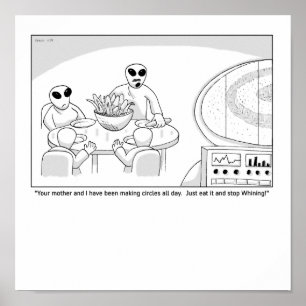 Poster círculos da colheita