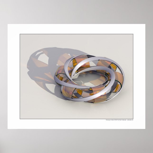 Pôster Círculos de Villarceau (Frente)