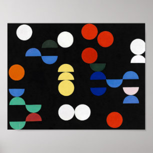 Poster Círculos e Semicírculos Sophie Taeuber-Arp