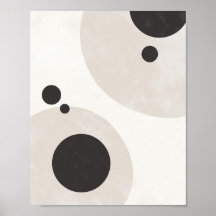 Círculos Equilibrados – Arte de Parede Abstrata Ne