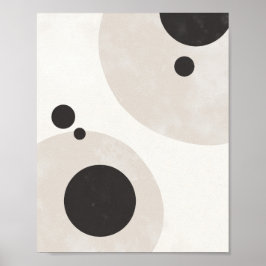 Poster Círculos Equilibrados – Arte de Parede Abstrata Ne