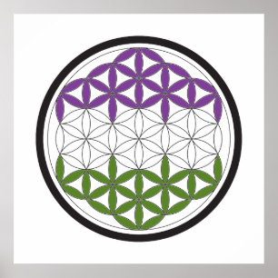 Pôster círculos sagrados gêneroQueer