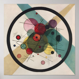 Poster Círculos Wassily Kandinsky Em Um Círculo