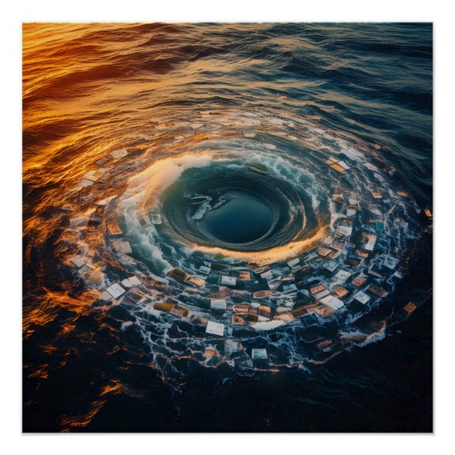 Pôster Cirerreal Ocean Maelstrom das Memórias (Frente)