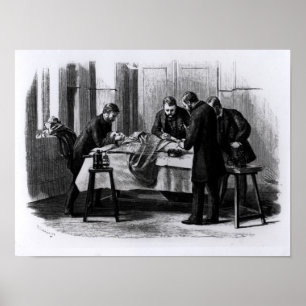 Pôster Cirurgia anti-séptica, 1882