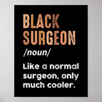 Cirurgião Negro Definição Médico de Cirurgia Engra