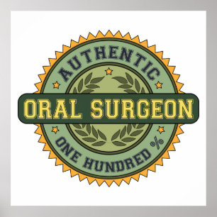 Poster Cirurgião Oral Autêntico