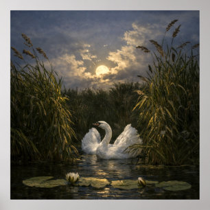 Poster Cisne ao Luar