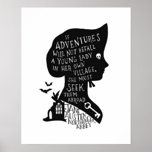Poster Cita de Aventuras Northanger Abbey