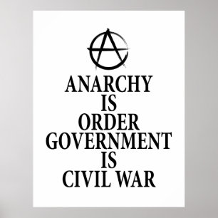 Poster Citação anárquica