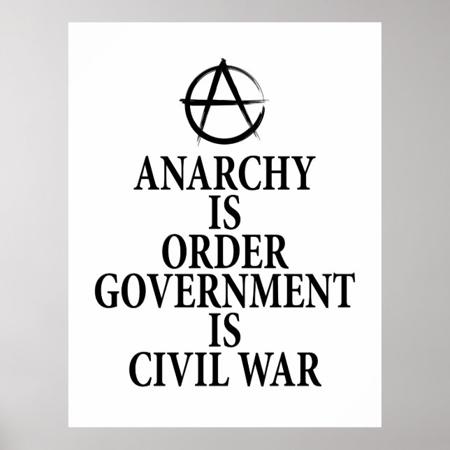 Poster Citação anárquica (Frente)