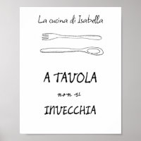 citação da colher de arte da cozinha na moda itali