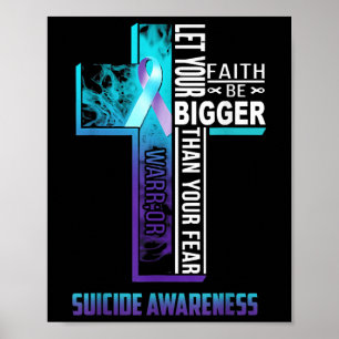 Poster Citação da Fé Cristã para Saúde Mental Prevenção d
