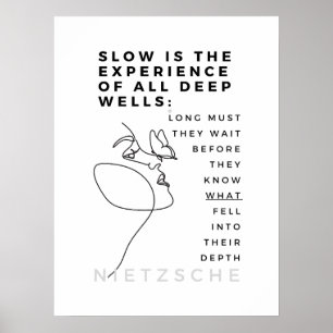 Poster Citação da filosofia de introvertido da alma profu