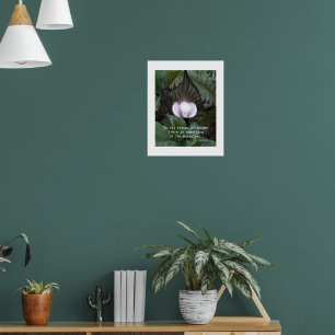 Poster Citação da Natureza da Usina de Jack-in-the-Pulpit