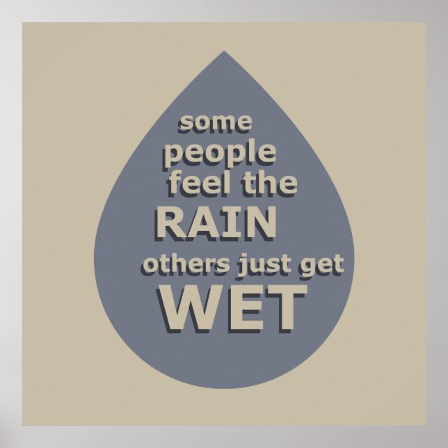 Poster Citação da vida motivacional (Frente)