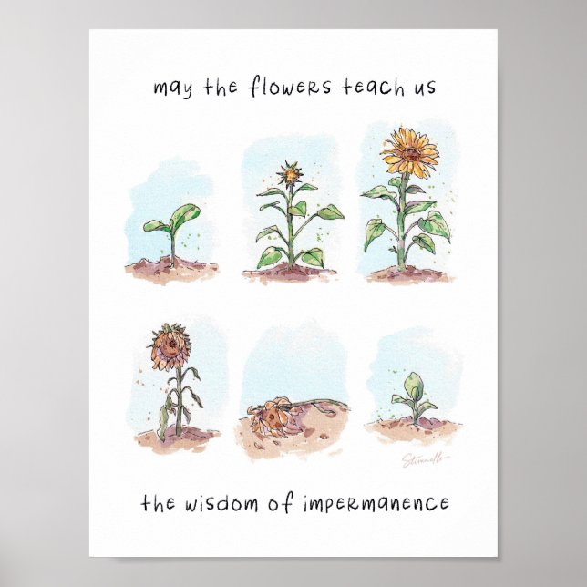 Poster Citação das flores (Frente)