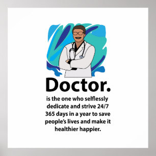 Poster Citação de Apreciação de Médico