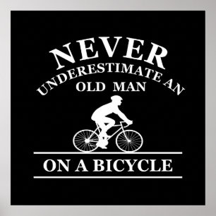 Poster citação de ciclismo engraçada