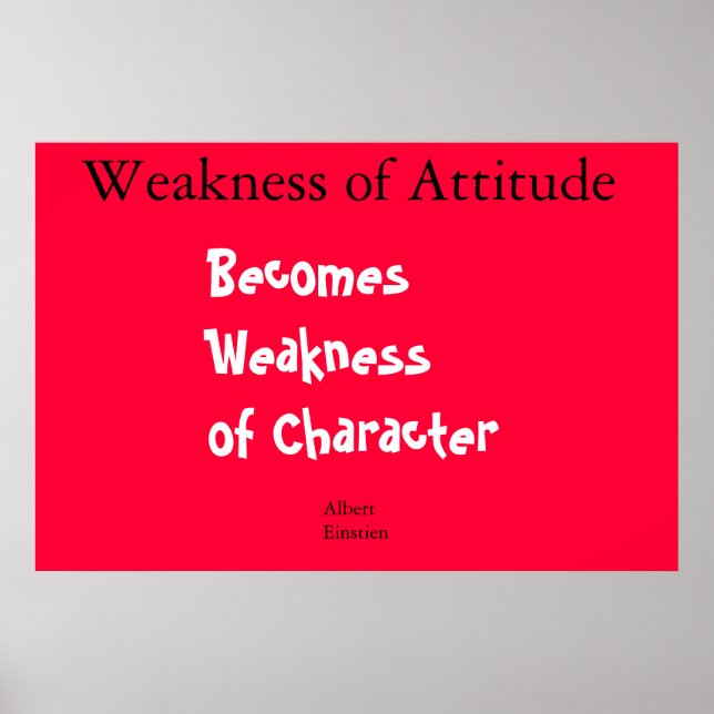 Poster Citação de Einstien (Frente)