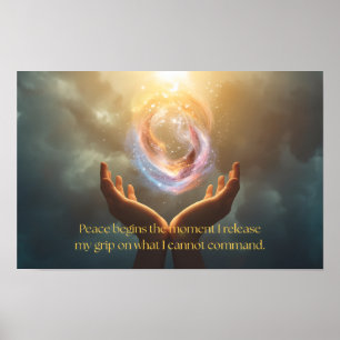 Poster Citação de Encontrar Paz