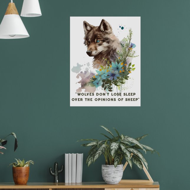 Poster Citação de Lobo (Sala de Estar 1)