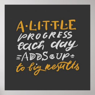 Poster Citação de Motivação de Workout do Gym