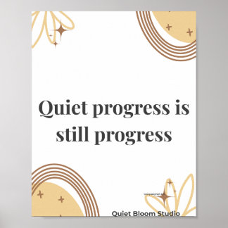Poster Citação de Motivação Minimalista