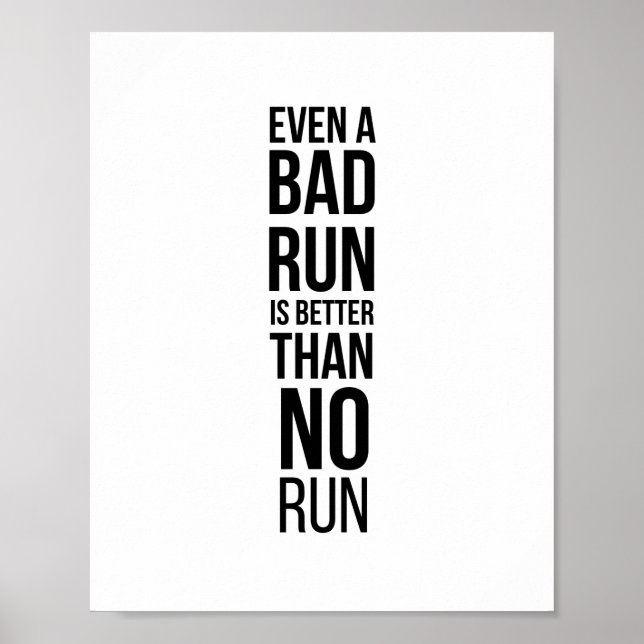 Poster citação de motivação para os corredores (Frente)