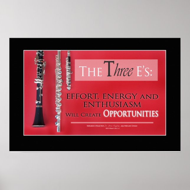 Poster Citação de Música - Citações de Liderança Motivati (Frente)