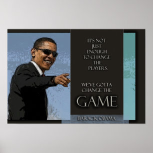Poster Citação de Obama