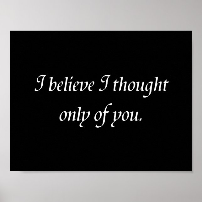 Pôster Citação de Orgulho e Preconceito (Frente)