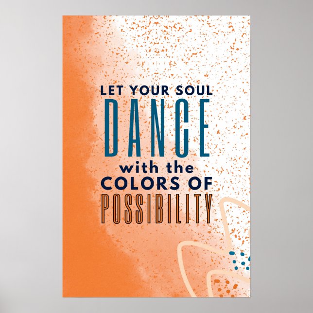 Poster Citação de Soul - Citação Inspiracional e Motivaci (Frente)