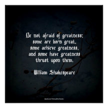 Citação de William Shakespeare - Grandeza