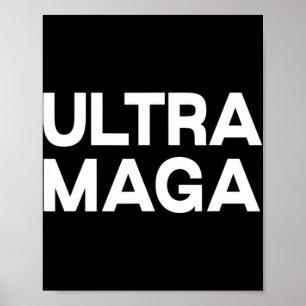 Poster Citação Divertida Ultra Maga