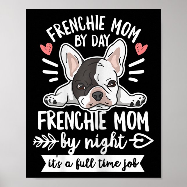 Poster Citação Do Bulldog Para Sua Mãe Francesa (Frente)