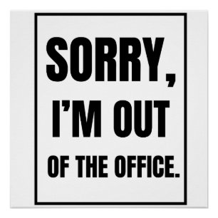 Pôster citação do escritório